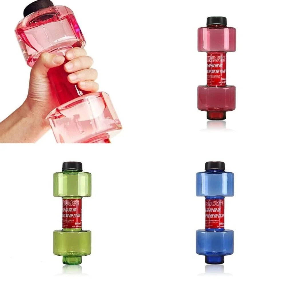 550ml Sports Dumbbell Water Bottles