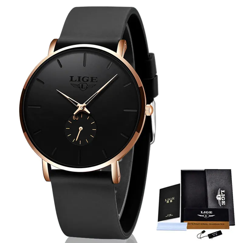 LIGE New Fashion Mens Watches