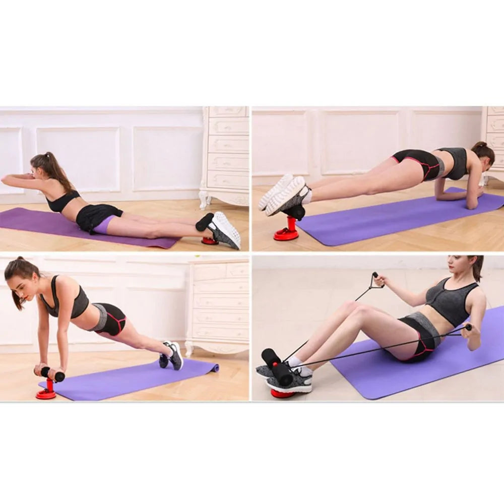 Fitness Sit Up Bar with Resistance Tube