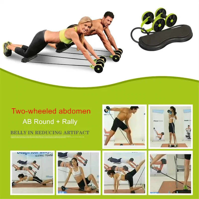 Wheel Roller Abdominal Trainer