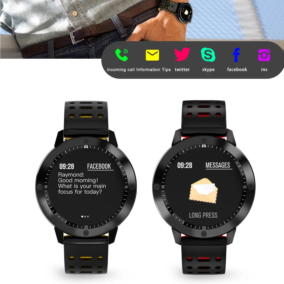 Waterproof Smart Fitness Tracker